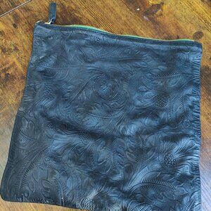 Clare V. black clutch bag